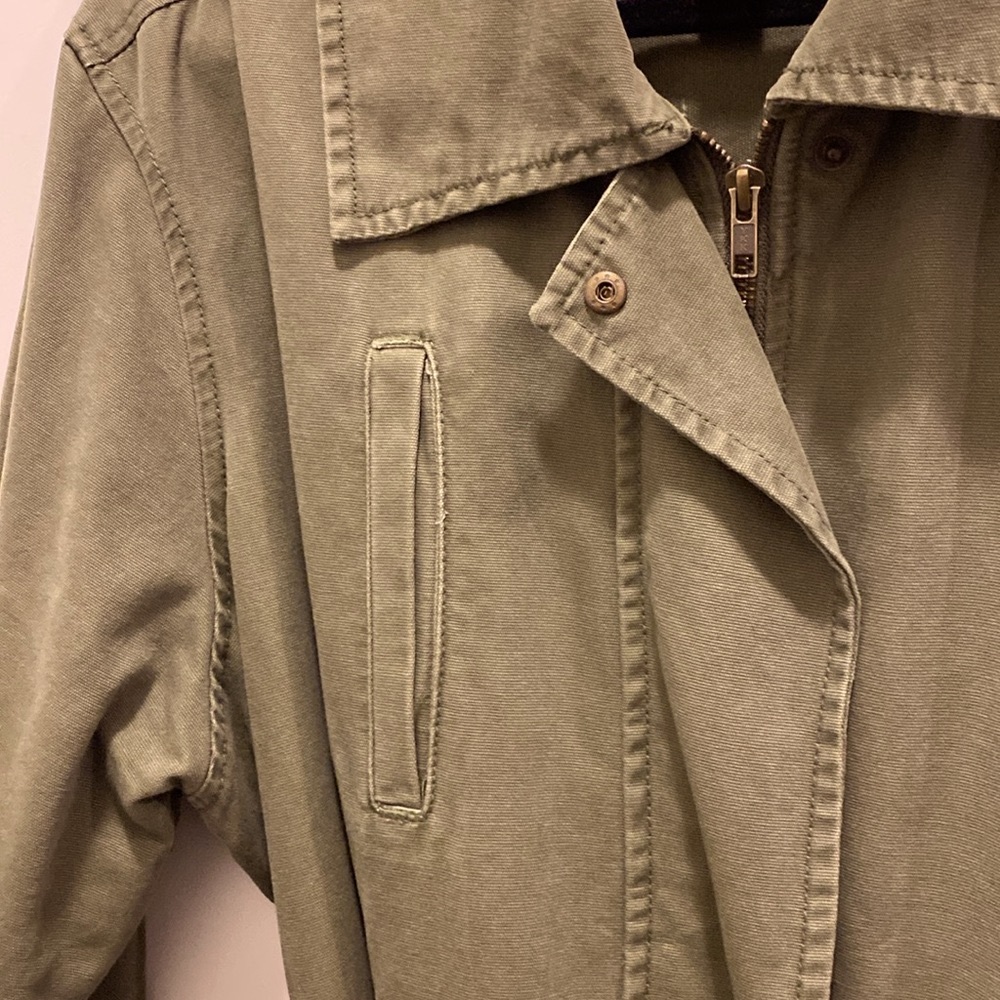 Olive Utility Jacket for Women - Picture 5 of 10